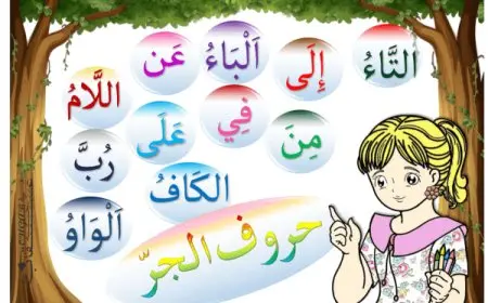 أمثلة على حروف الجر في اللغة العربية