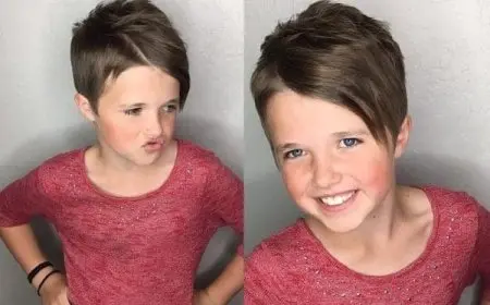 قصات شعر بوي للبنات الصغار