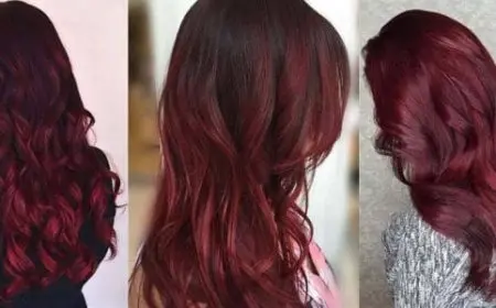 صبغ الشعر بالحناء لون بني محمر