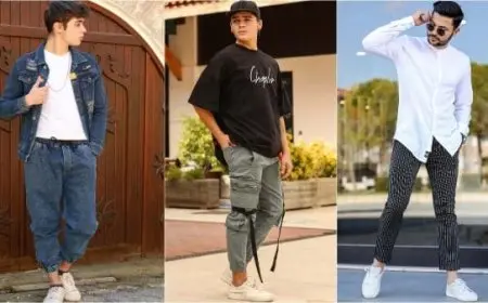 أحدث أشكال بناطيل جينز رجالي 2024