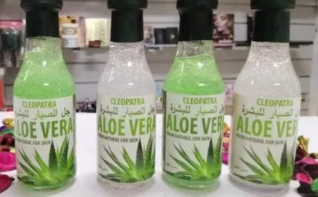 الفرق بين جل الصبار الأخضر والشفاف