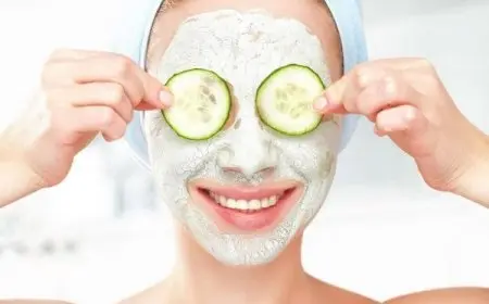 طريقة عمل ماسك الزبادي والخيار لتفتيح البشرة