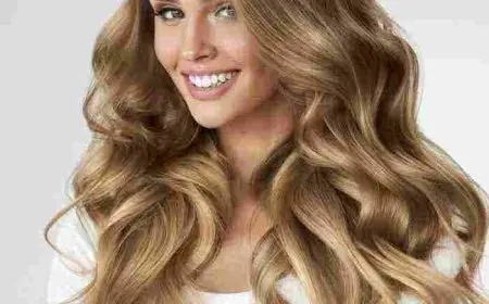 صبغة شعر عسلي ذهبي ولا اروع من المنزل