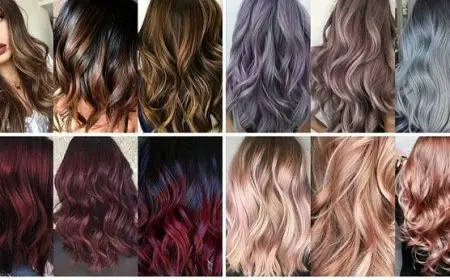 أسماء 15 لون من ألوان صبغات الشعر