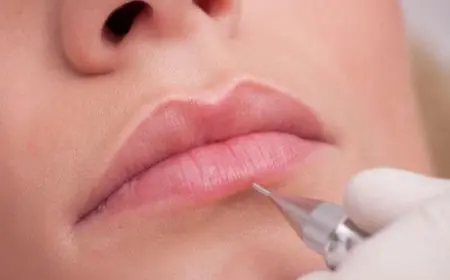 مراحل تقشير تاتو الشفايف