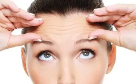 تمارين لإزالة تجاعيد الجبهة