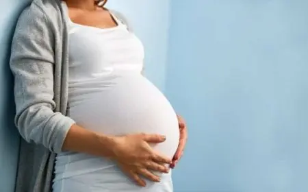 تجمع الجنين في جهة اليسار في الشهر التاسع