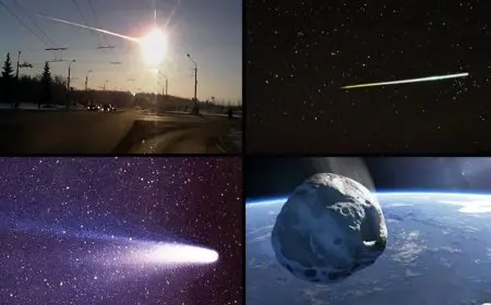 الفرق بين الشهب والنيازك