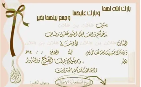 طريقة كتابة بطاقة دعوة ومحتواها