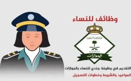 رابط وشروط التقديم على وظائف الجوازات للنساء 1446