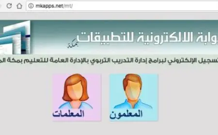 تسجيل دخول البوابة الالكترونية للتطبيقات بمكة