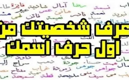 شخصيتك من اسمك في علم النفس