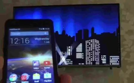 طريقة توصيل الجوال بالتلفزيون بدون وصلة