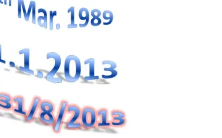 طريقة كتابة التاريخ بالإنجليزي