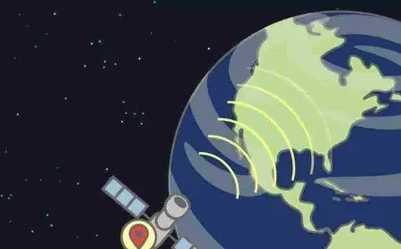 كيف يعمل القمر الصناعي