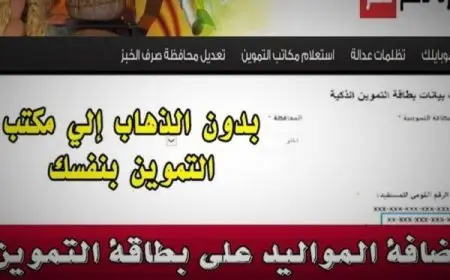 رابط إضافة المواليد على بطاقة التموين 2024 والشروط