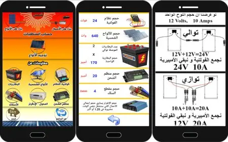 برنامج حساب الطاقة الشمسية
