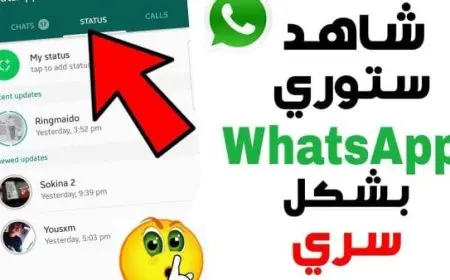 كيف أشوف حالة الواتس بدون ما يدري