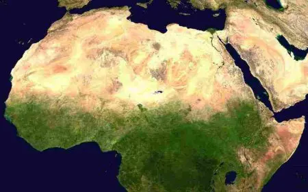 خريطة الوطن العربي جغرافيا