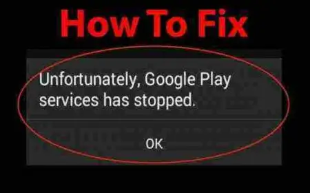 حل مشكلة توقف خدمات google play