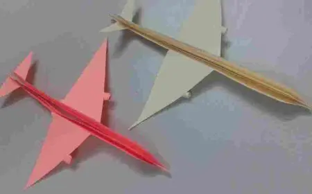 طريقة عمل طيارة ورق بالخطوات كاملة