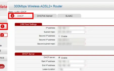 كيفية معرفة الاجهزة المتصلة بالراوتر te data