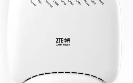 إعدادات راوتر we zte