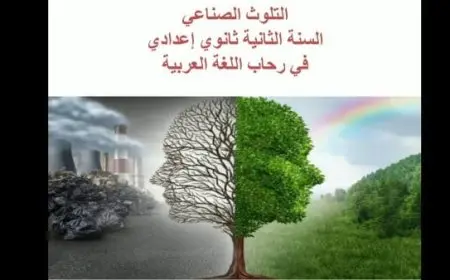 تحضير نص التلوث الصناعي