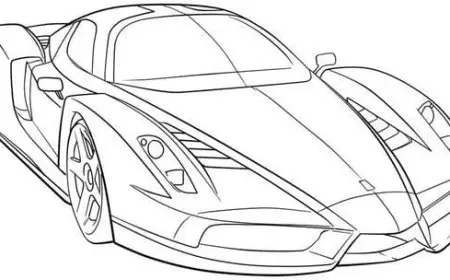 صور سيارات للتلوين جاهز للطباعة للأطفال 2025