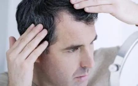 خفة الشعر من الأمام عند الرجال والنساء