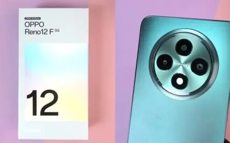 اقوى اصدار من اوبو هاتف Oppo Reno 12 F 5G ضد الكسر بإمكانيات عالية وبطارية ضخمة